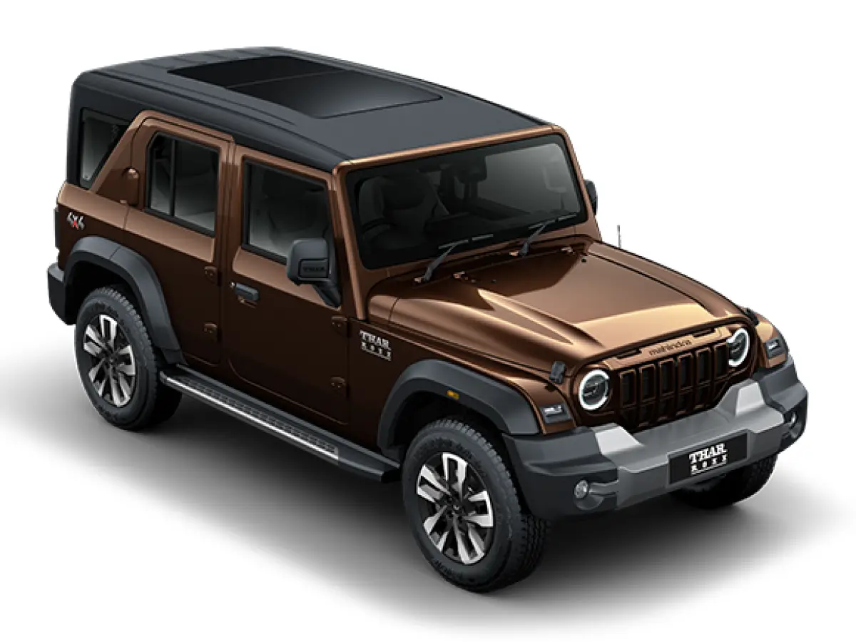 Mahindra Thar ROXX Burnt Sienna